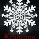 Krampus Snowflake Poster