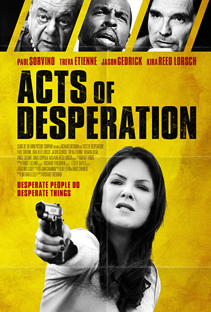 Sorvino and Gedrick in ‘Acts of Desperation’
