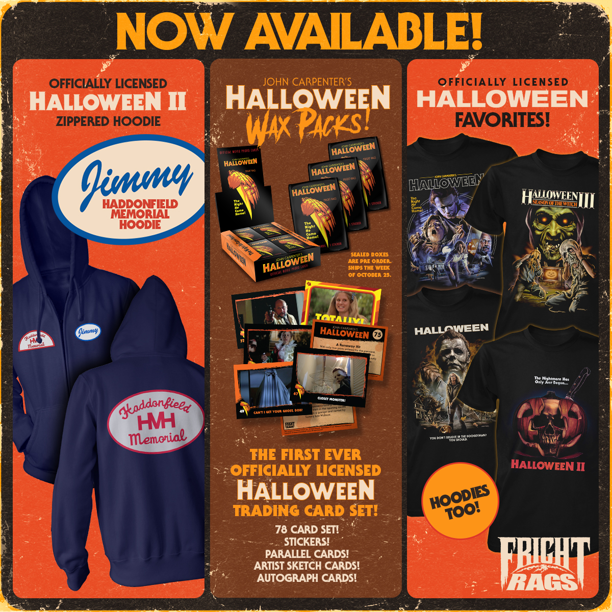 Trick 'R Treat, Halloween and The Crow Apparel From Fright-Rags ...